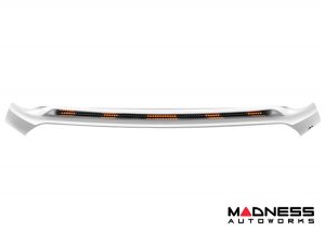 GMC Sierra 1500 Hood Shield - AVS Aeroskin Pro - Low Profile w/ Lights - White Frost Tricoat GMC Sierra 1500 Hood Shield - AVS Aeroskin Pro - Low Profile w/ Lights - White Frost Tricoat